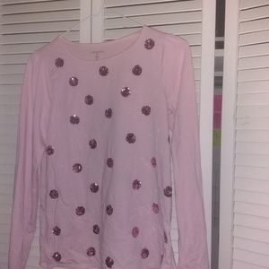 Lands End Girls Long Sleeve Top